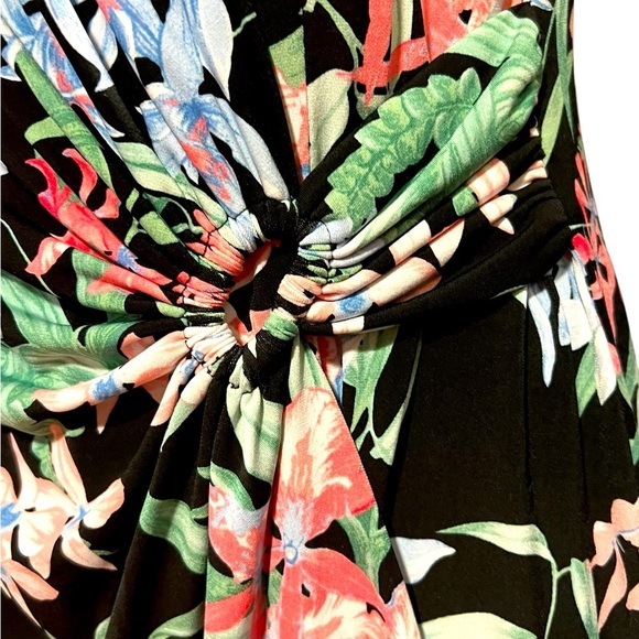 Tommy Bahama Black Floral Knot Dress - Picture 9 of 11
